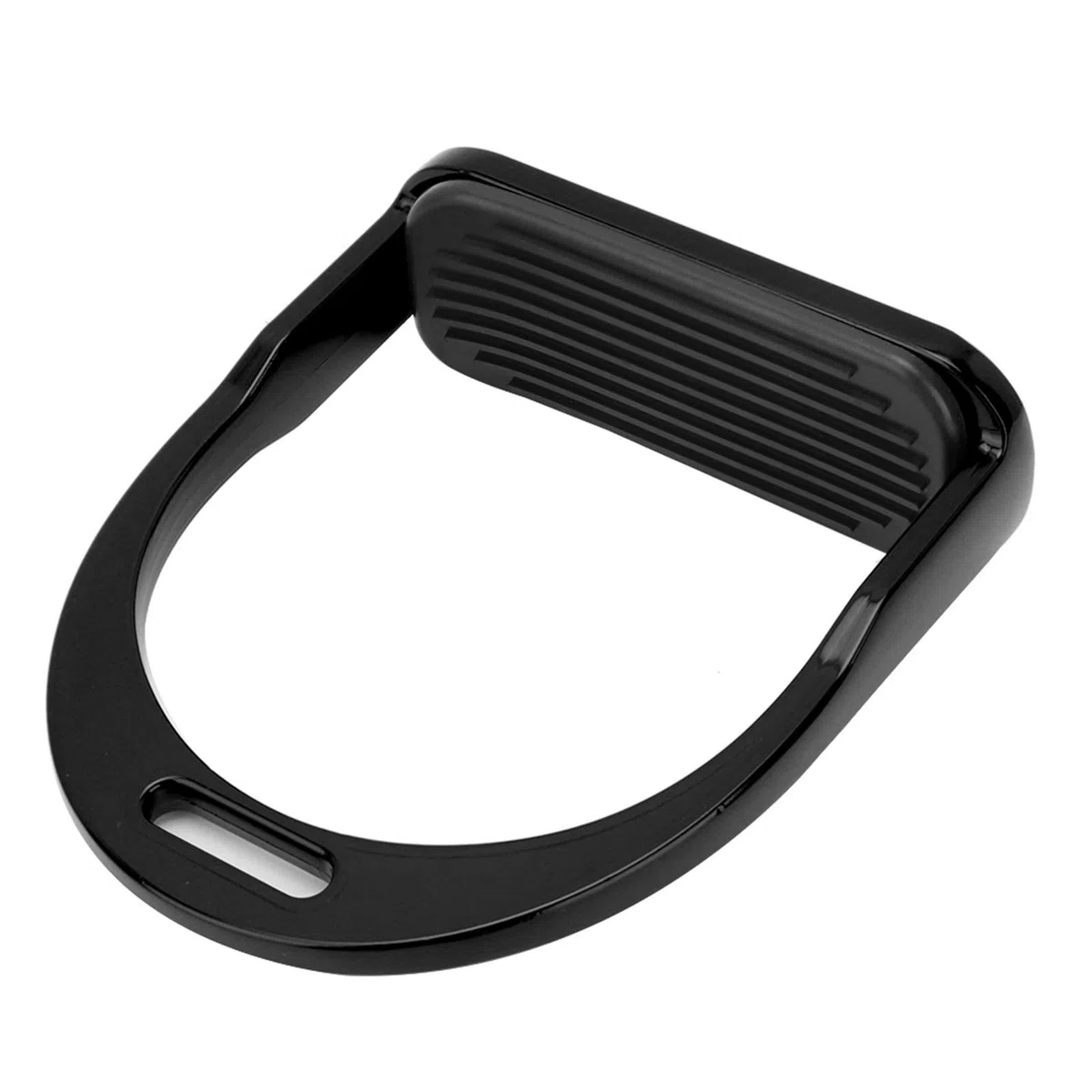 Estribos de equitación de Seguridad Anchos de fundición a presión de Aluminio de Primera Calidad para niños, estribos Resistentes y duraderos, diseño de Ranura Antideslizante con