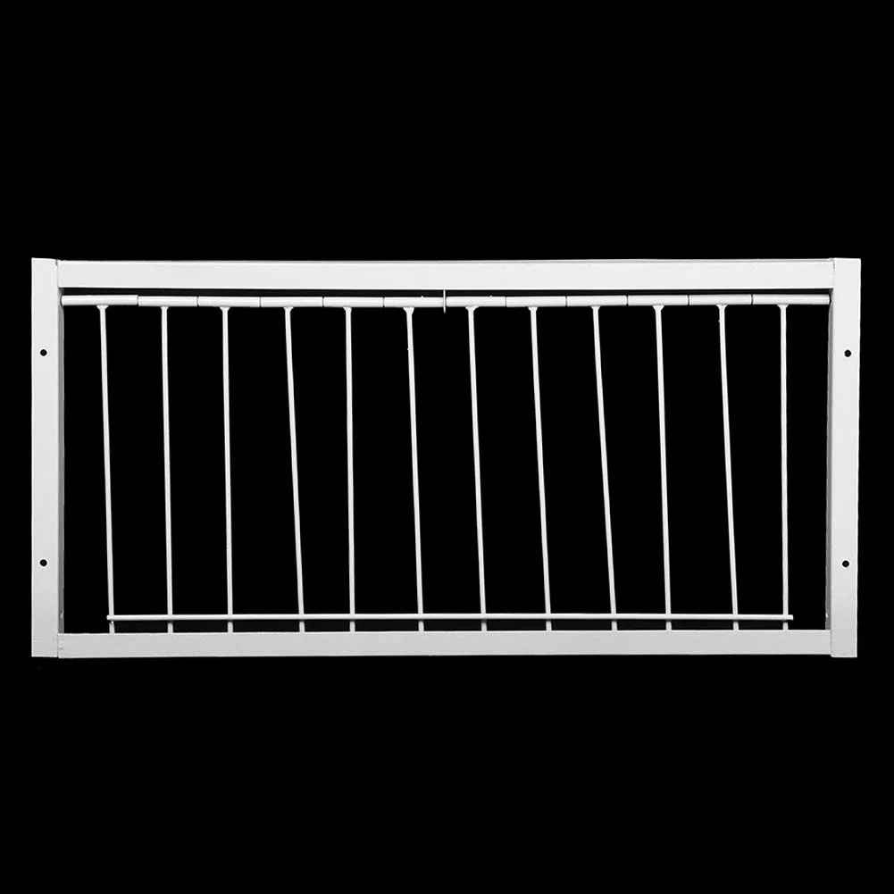 Trampa en T para jaulas, Puerta para Palomas, Barras de Alambre, Marco de Entrada, Trampa en T para Puerta de casa(53.5 * 26cm)