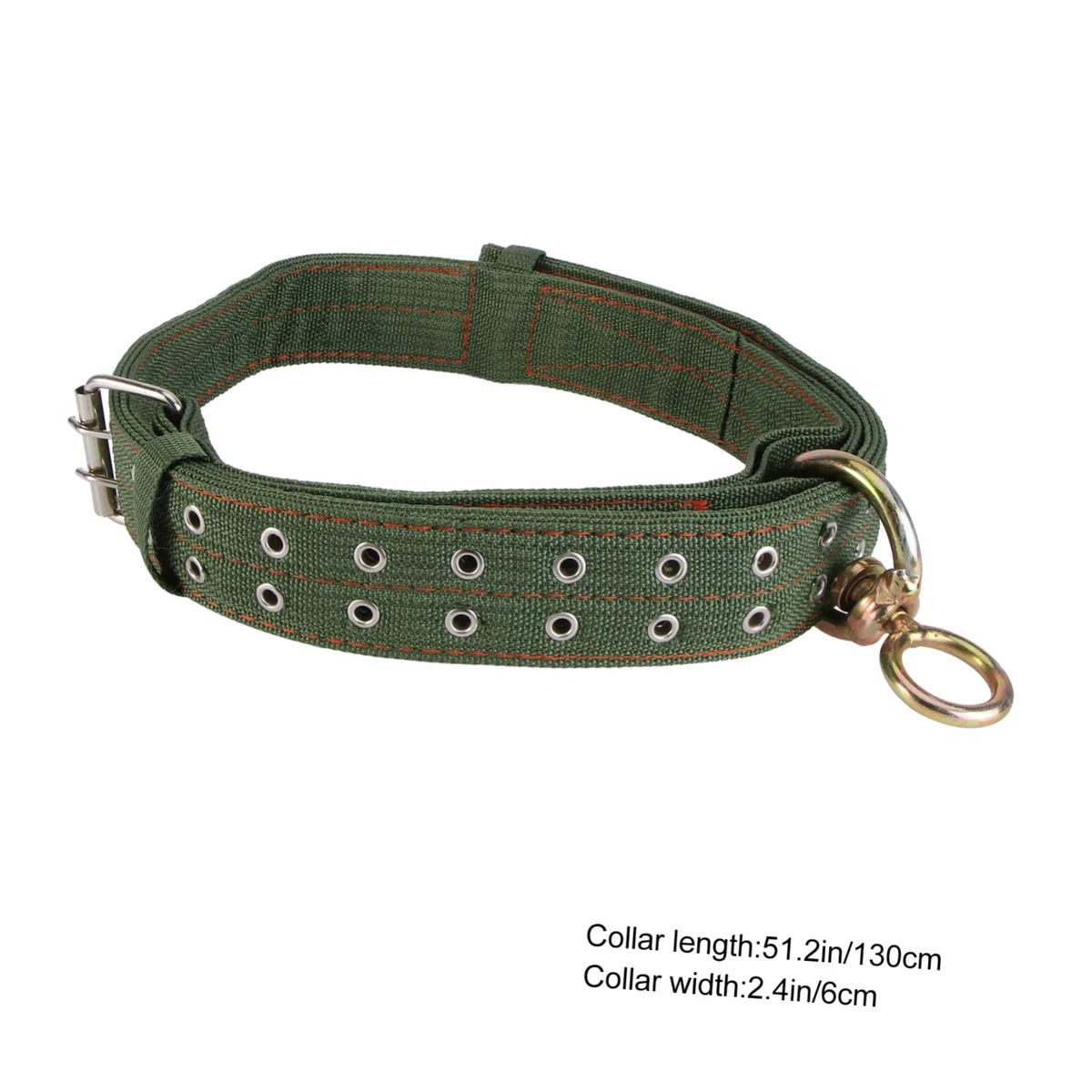 Collar para Ovejas y Caballos de Lona Verde, Resistente y Confiable, No Lastima el Cuello del Ganado, Adecuado para Manejo y Alimentación en Granjas