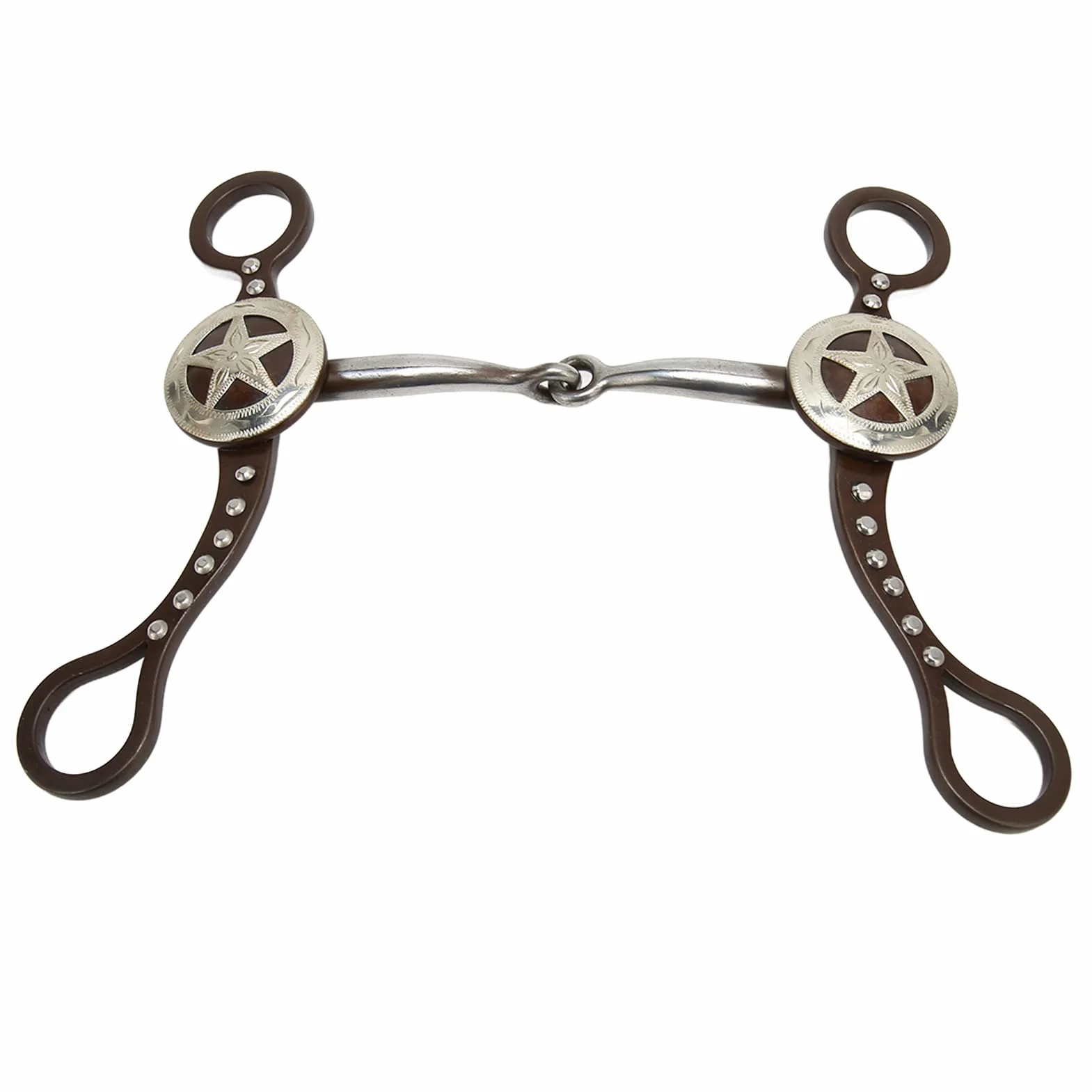 Horse Mouth bit Horse Carved Antique Bronze Rustproof Stainless Steel Horse Snaffle bit for Horse Racing Horse Mouth bit Stainless Steel Horse Mouth