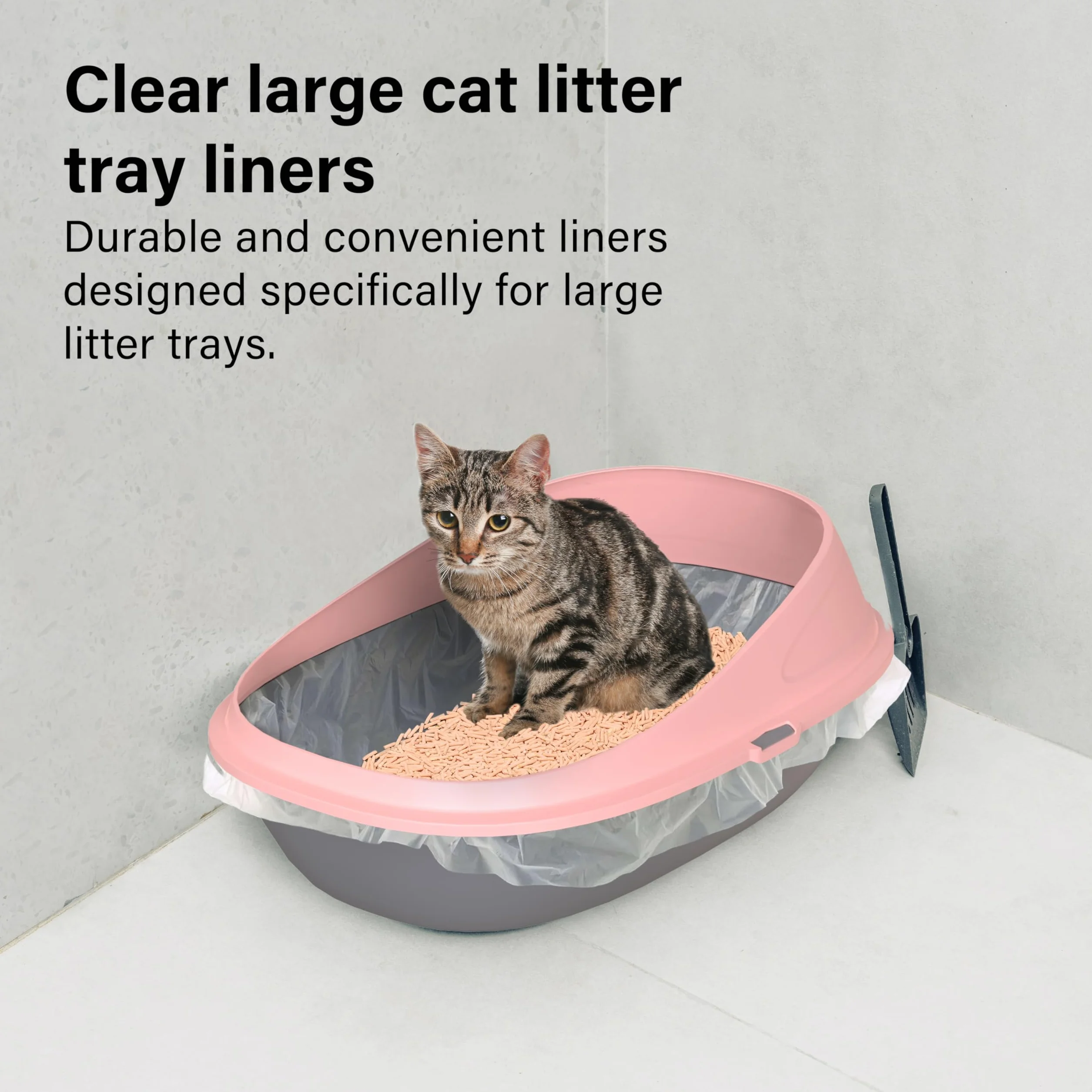 30 bolsas de plástico extragrandes para arena para gatos, resistentes a los arañazos y a prueba de fugas, ecológicas
