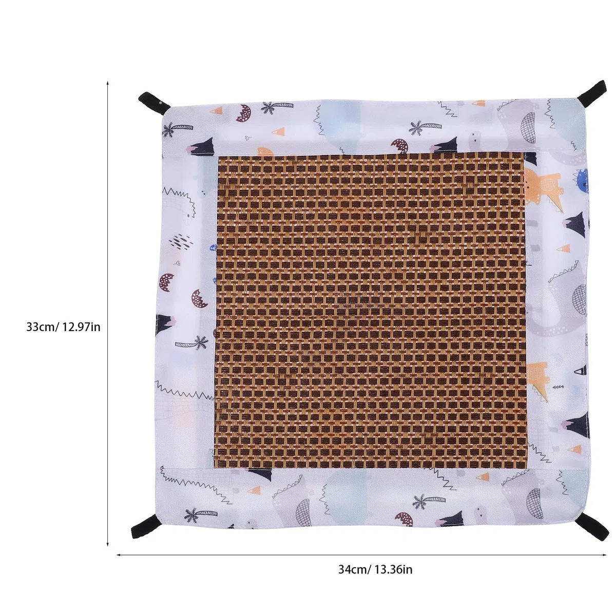 POPETPOP Hamaca Colgante para Hámster Y Mascotas Pequeñas Cama Y Transpirable con Diseño De Dibujos Animados Fácil De Colgar Y Lavable para Chinchillas Y Ardillas