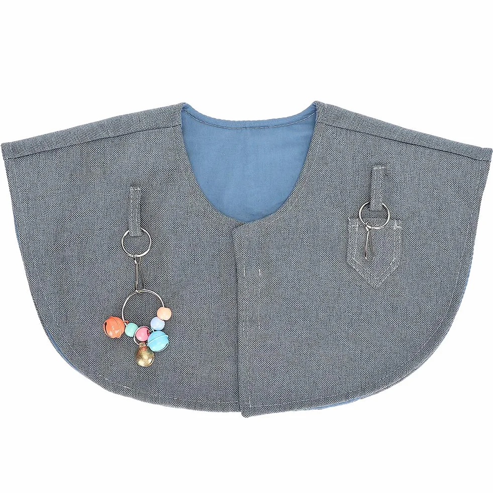 Pssopp Protector de Hombro para Loros Soporte Protector Tobillera antirrayas Hombrera para Mascotas Almohadilla para Loros Mantón para el Hombro