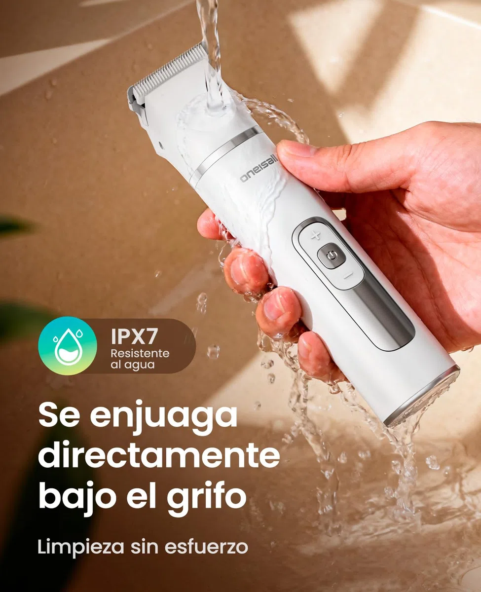 Oneisall Cortapelos 3 en 1 para Mascotas, Maquina Cortar Pelo Perros, Maquinilla Silenciosa con Pantalla LCD, Ideal para Cortar Pelaje Enredado, Sarro Anal, Patas y Ruedas de Gatos y Perros