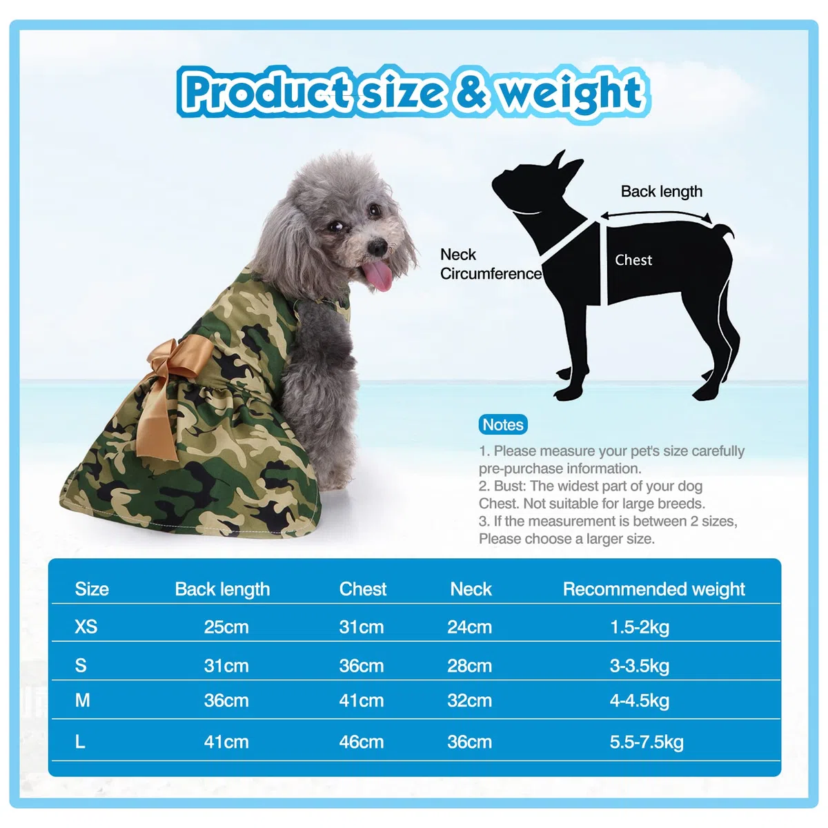 PETCUTE Vestido de Perro para Mascotas, Falda de Cachorro Ropa de Perro Vestidos de Princesa Tutú Vestido de Boda para Niña de Perro Pequeño,Vestido para Perros,Vestido de Novia Perro
