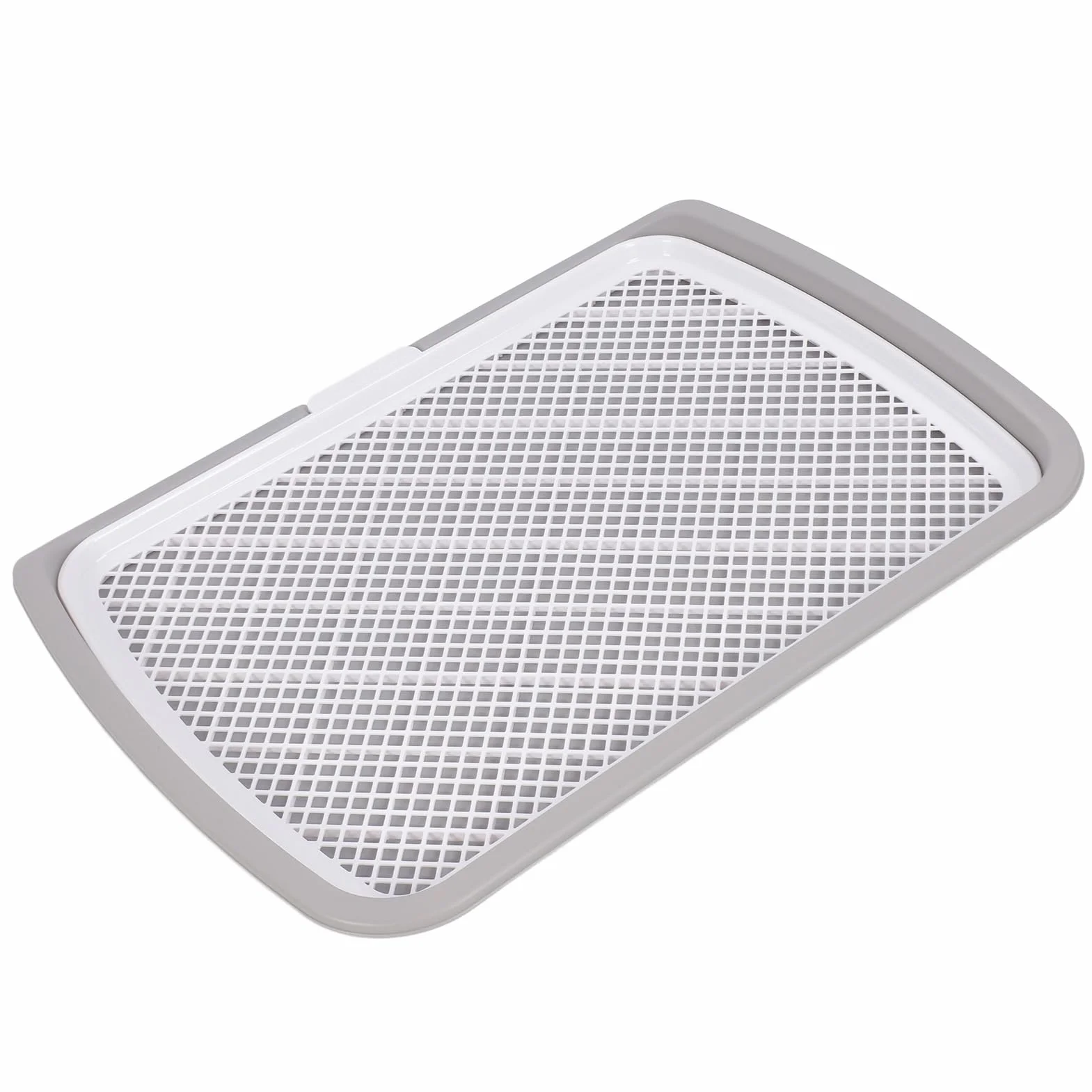 ZJchao Caja de para Perros, Bandeja para Orinal para Perros, Inodoro para Adiestramiento de Perros, Soporte para Almohadilla para Orinar para Cachorros, Soporte para Almohadilla de