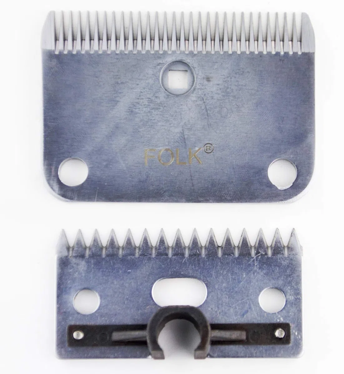 Folk Cuchillas de Recambio para esquiladoras, GTS, Sure-Clip, Tipo Lister tamaño Mediano de 1 o 3 mm de Corte (A- 1 mm de Grosor)