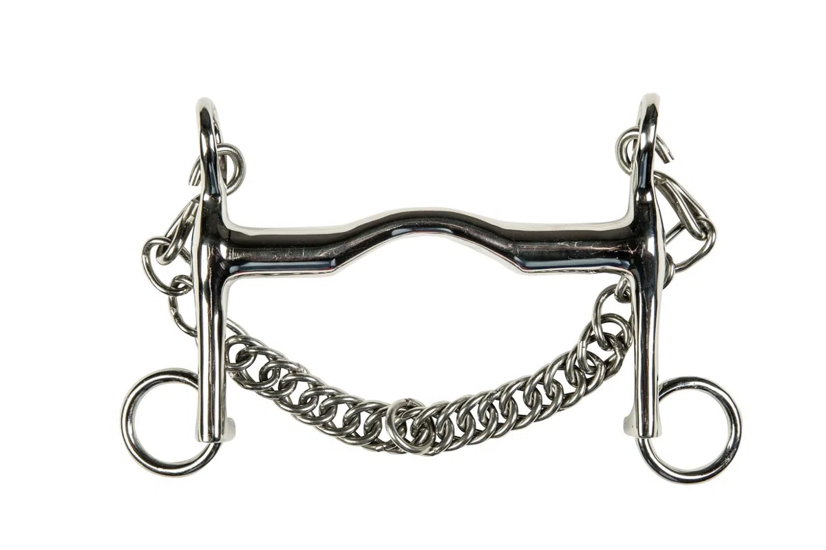 HKM Kandare-9885 - Ancla de equitación (14,5 cm), Color Plateado