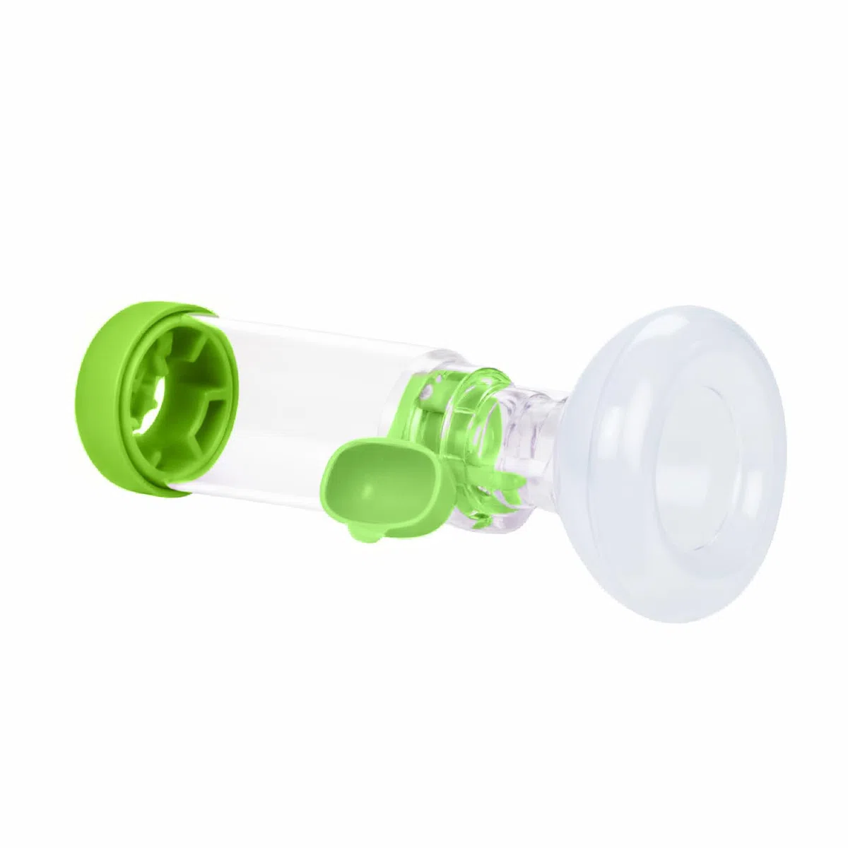free-space Espaciador de inhalador de Aerosol para Gatos o Perros. Espaciador portátil para administrar medicamentos a su Mascota con indicador de respiración Exclusivo. (for Cat (Green))