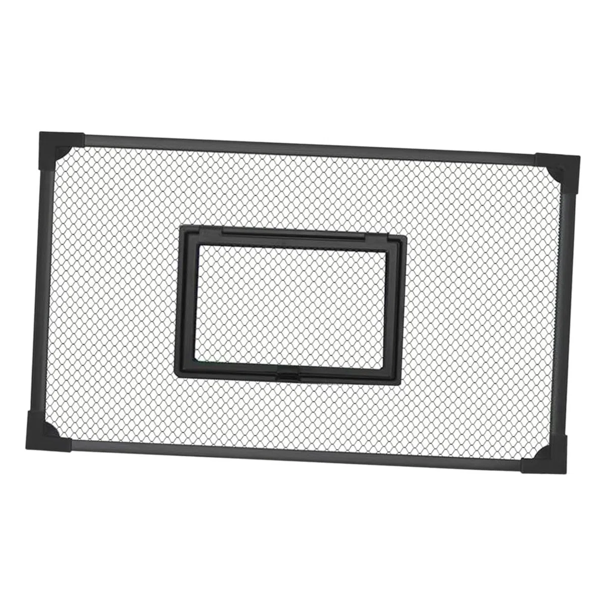 Sharplace Tapa de Repuesto para Acuario, Montaje DIY, Red Antisaltos, Accesorio Negro para Tapa de Acuario, Multifuncional, Configuración