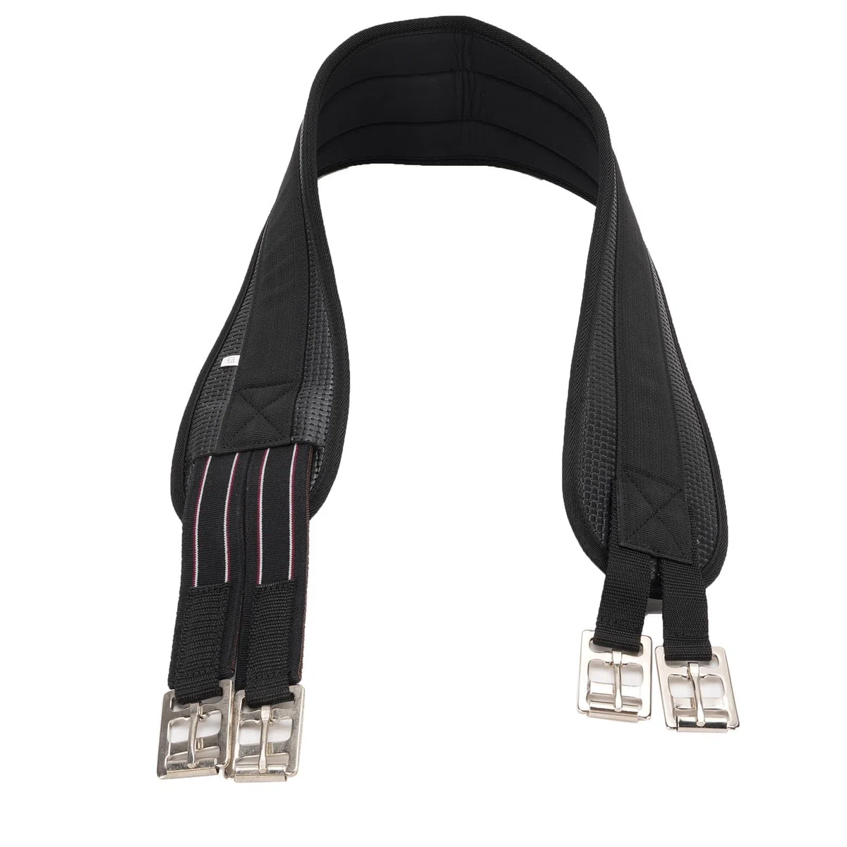 CHICIRIS Cincha Ecuestre, Cincha para Silla de Montar de Caballo sin Rozaduras con Bandas Elásticas de Alta Resistencia y Hebilla de Rodillo, para una Conducción Cómoda, Material de Cuero (115CM)