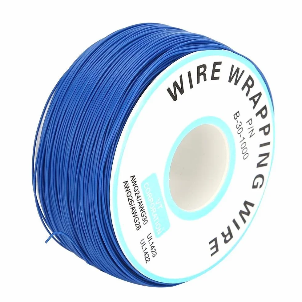300m / 984 pies de la Cerca de Animal doméstico eléctrico Bobina de Alambre Cables del Sistema de Esgrima Perro Metro de Alambre (Bobina de Alambre)
