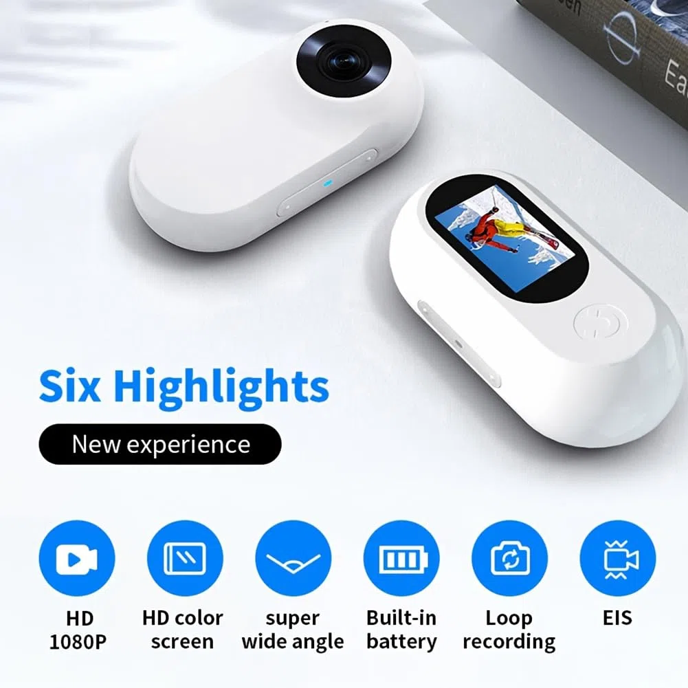 Collar para Cámara de Gato Con Tarjeta SD 32GB, HD 1080P, Mini Cámara Inalámbrica de Acción para Mascota, Al Aire Libre