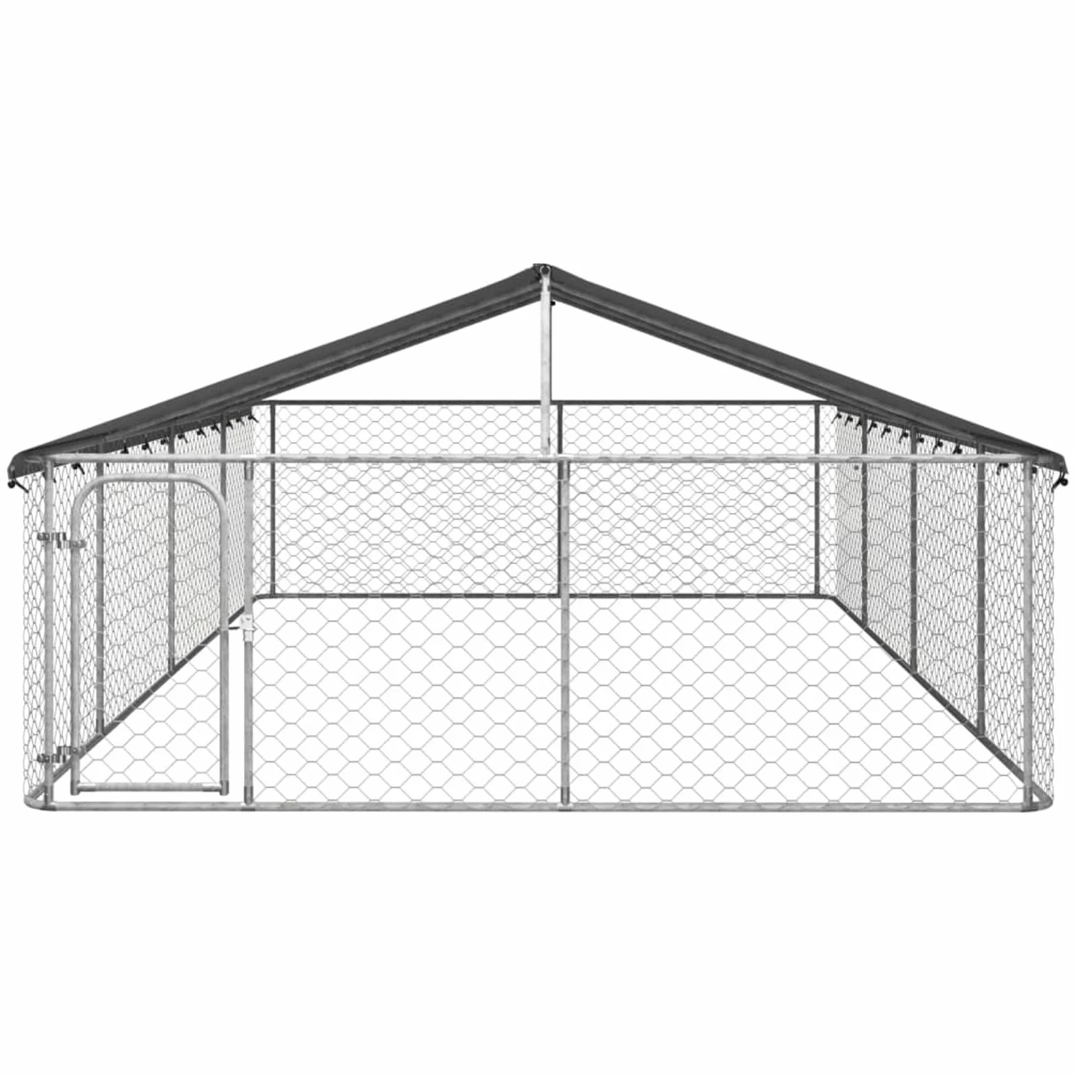 GuyAna Perrera de Exterior con tejado Jaula para Perros Grandes Jaula Perros 600x300x150 cm