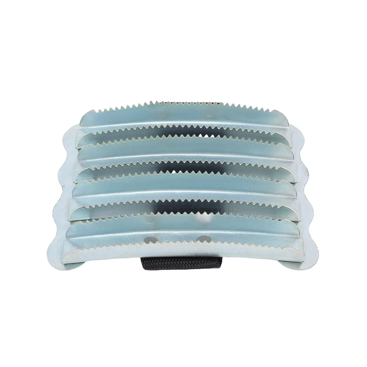Greensen Cepillo para el Aseo del Caballo, Peine de Acero Inoxidable para el Cuidado del Pelaje Equino con 4 Filas de Dientes Densos para Eliminar Pelo Suelto