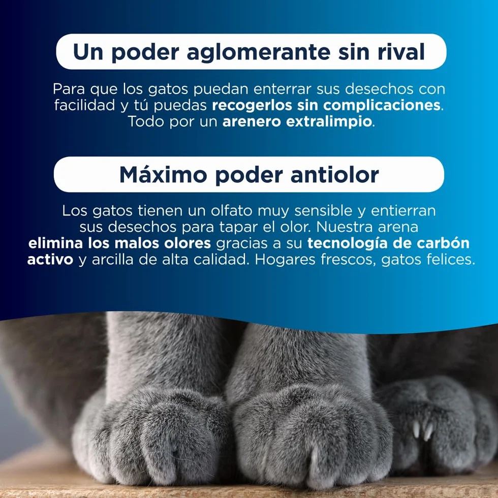 Ever Clean Arena Para Gatos Ever Clean Extra Strong Clumping, 10 Litros, No Perfumada, 9000 g