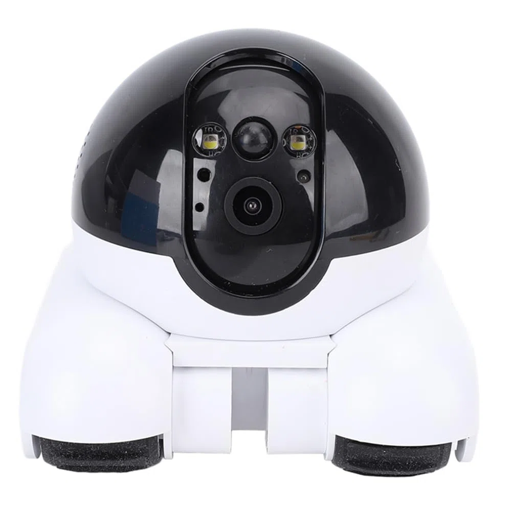 Cámara de Seguridad para Interiores de 2 MP con Doble Lente y Batería Recargable de 5200 MAh. Control Remoto por Aplicación. Cámara Robot para Mascotas, Ideal para Gatos y Perros.