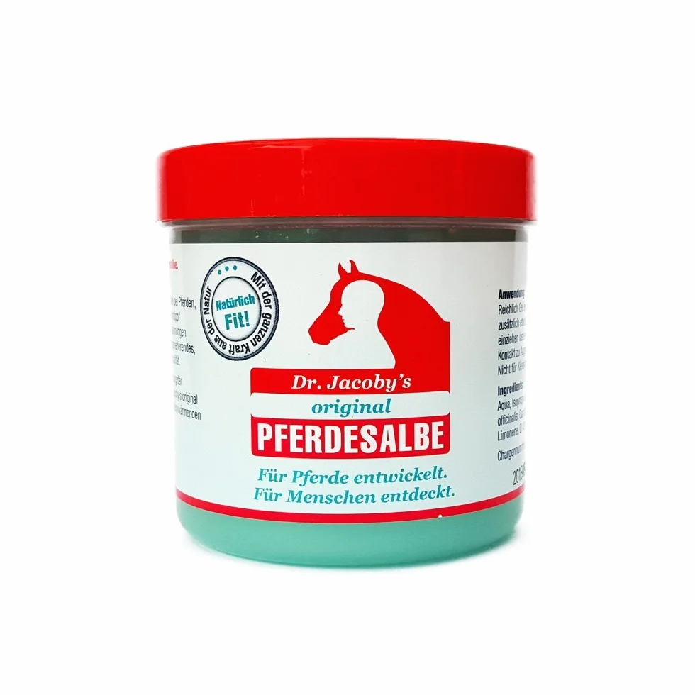 Dr. Jacoby's Original Pferdespobe 300 ml - El consejo secreto para ayudar rápidamente con: dolores articulares, tensión de espalda, músculos cansados y dolores musculares
