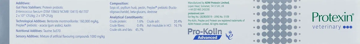Protexin Pro-Kolin Advanced para gatos con problemas estomacales e intestinales – Paquete doble – 2 x 15 ml