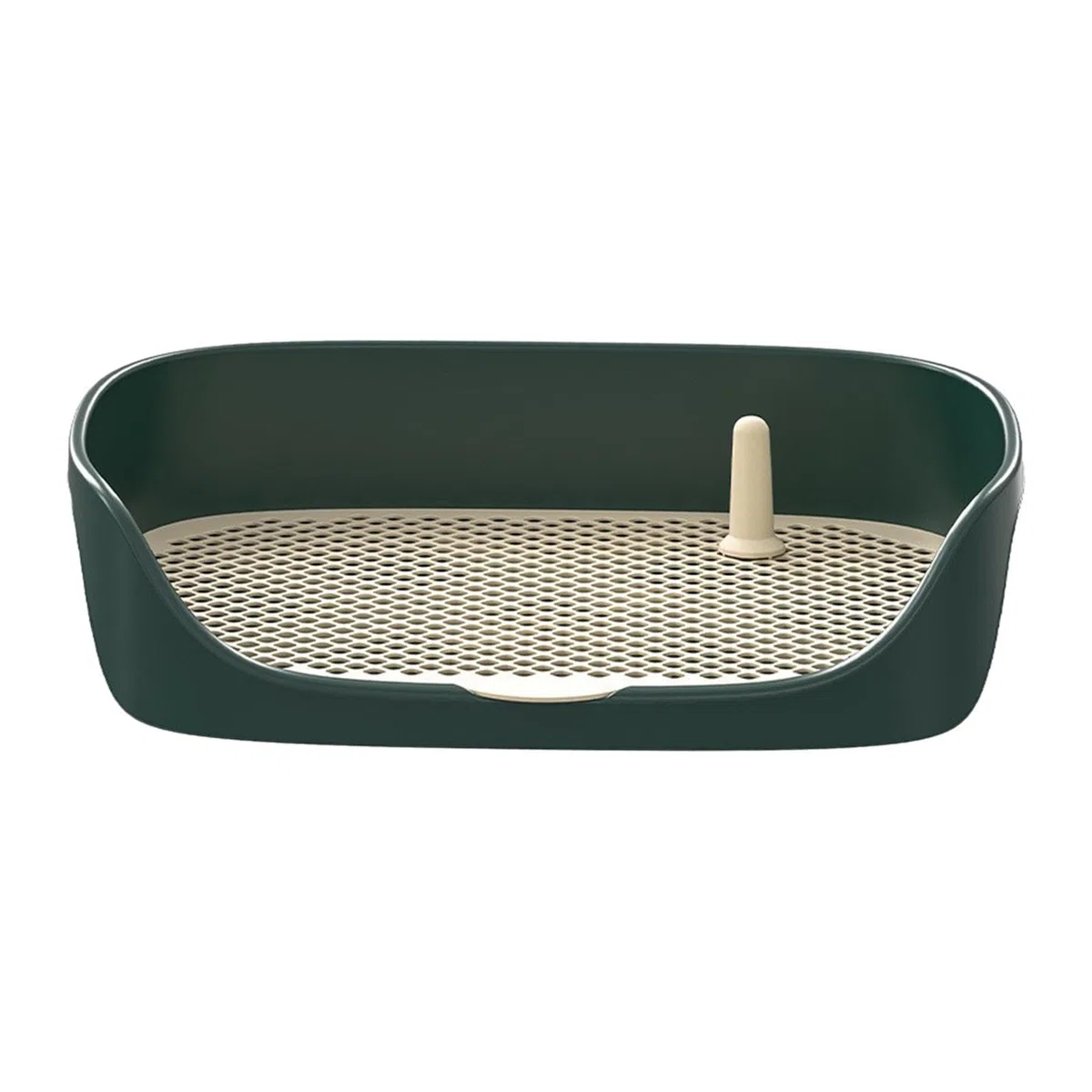 Bandeja de Entrenamiento para Orinal para Cachorros, Inodoro para Perros, Mantiene Las Patas Secas Y Los Pisos Limpios, Caja de Arena, Rincón de Entre, Verde l