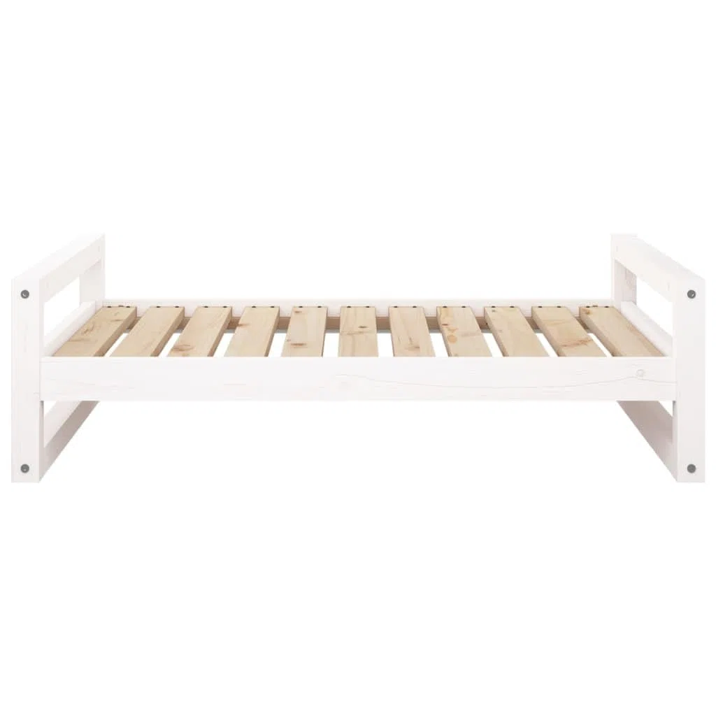 vidaXL Cama para Perros Madera Maciza de Pino Blanco Lavable Mascotas Sofá