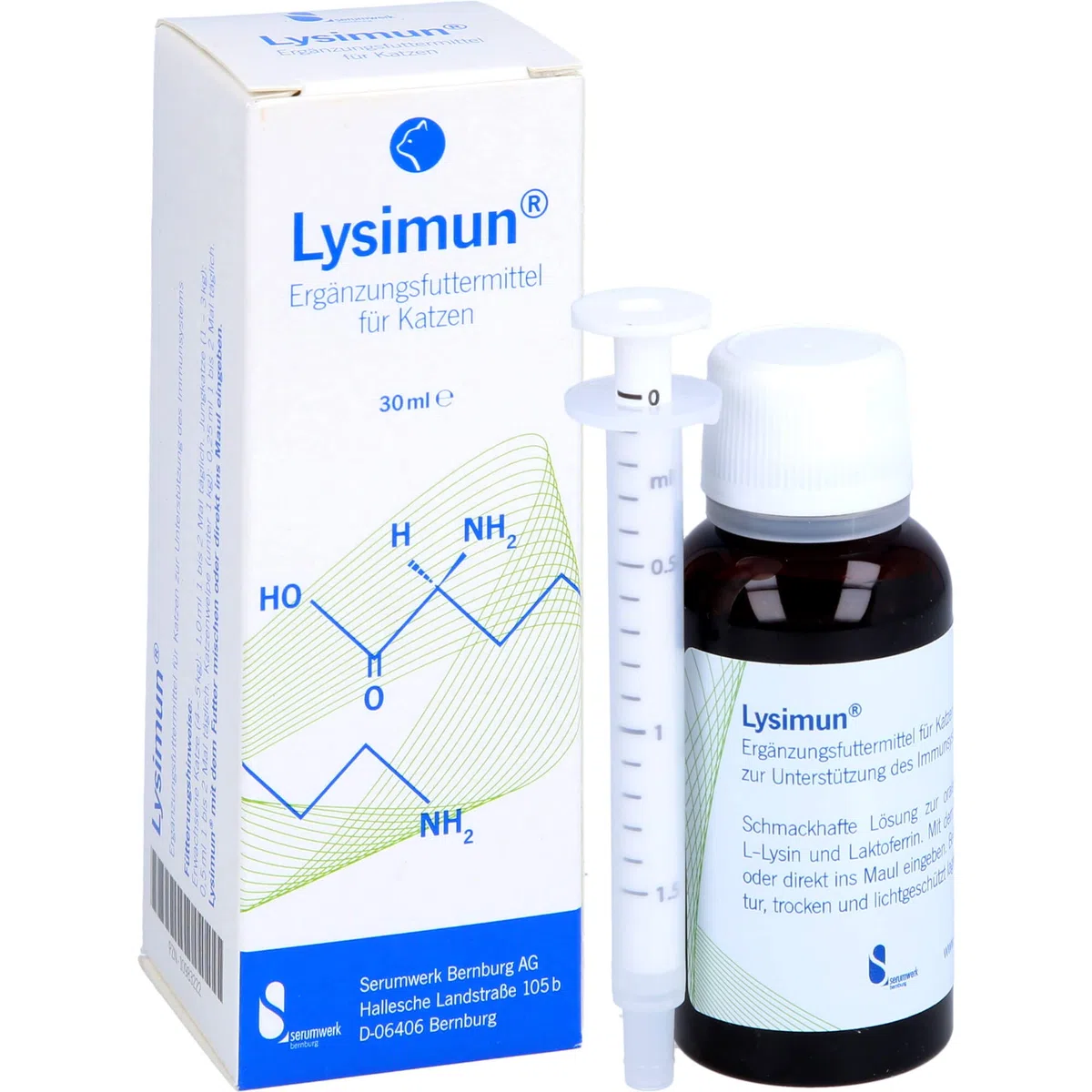 Lysimun Ergänzungsfuttermittel für Katzen, 30 ml Solución