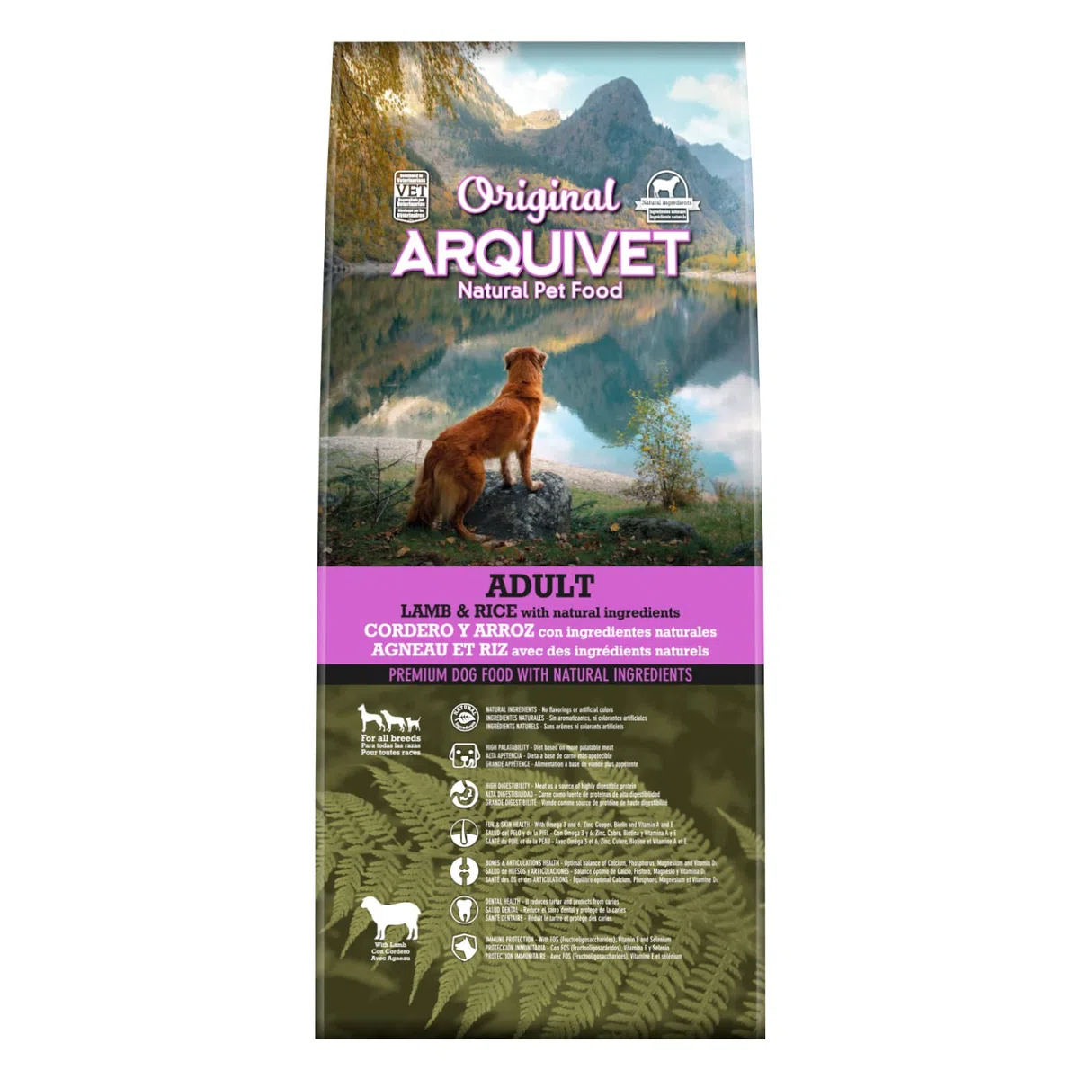 Arquivet Original Adult - Pienso para Perros Adultos - Cordero y Arroz - 12 kg