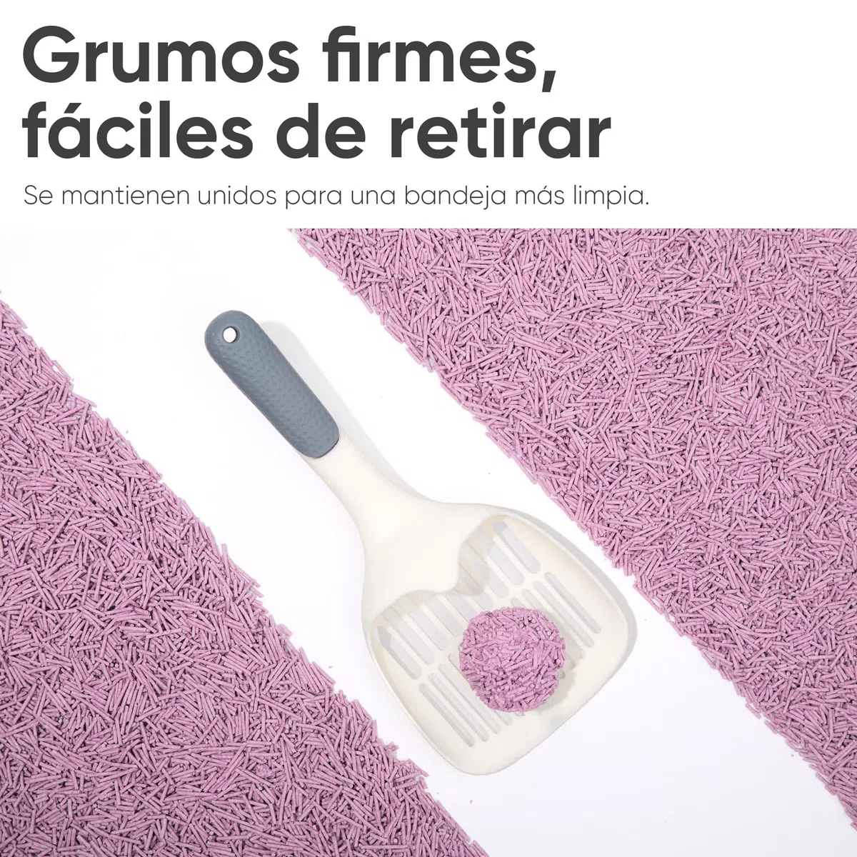 FUKUMARU Arena de Tofu para Gatos 5.4kg - Arena aglomerante para Gatos, Control de olores con Aroma de Lavanda, Libre de Polvo y fácil de aglomerar, desechable en el Inodoro