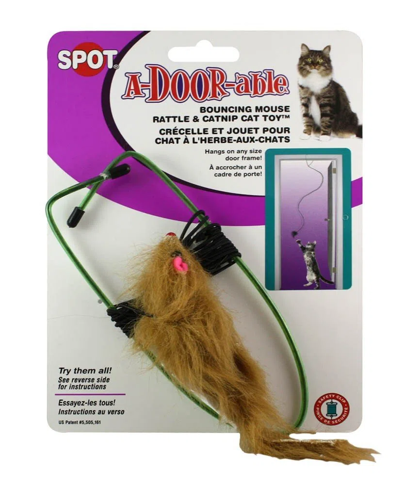 A - door - able Mouse Action Toy