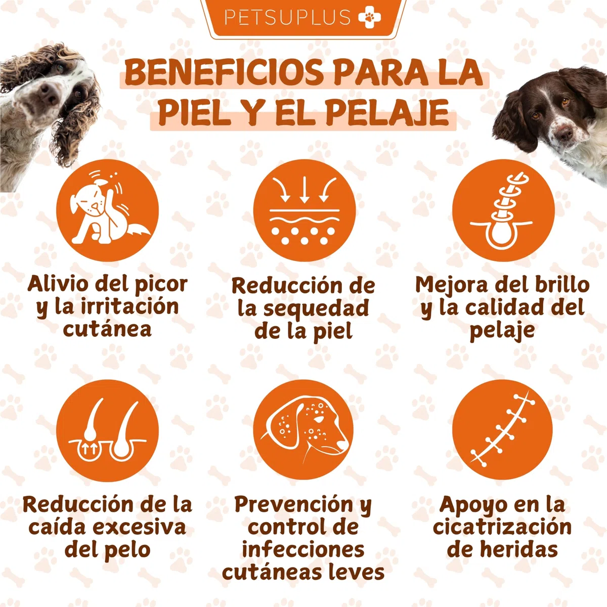 Piel y Pelaje - Complemento Alimenticio con Aceite de Salmon y Omega 3. Favorece el Bienestar de Perros con Picazón, Piel Seca, Irritación, Caída del Pelo e Irritabilidad