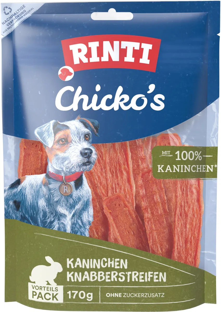 Rinti Perros aperitivos extra chicko Conejos 170 g