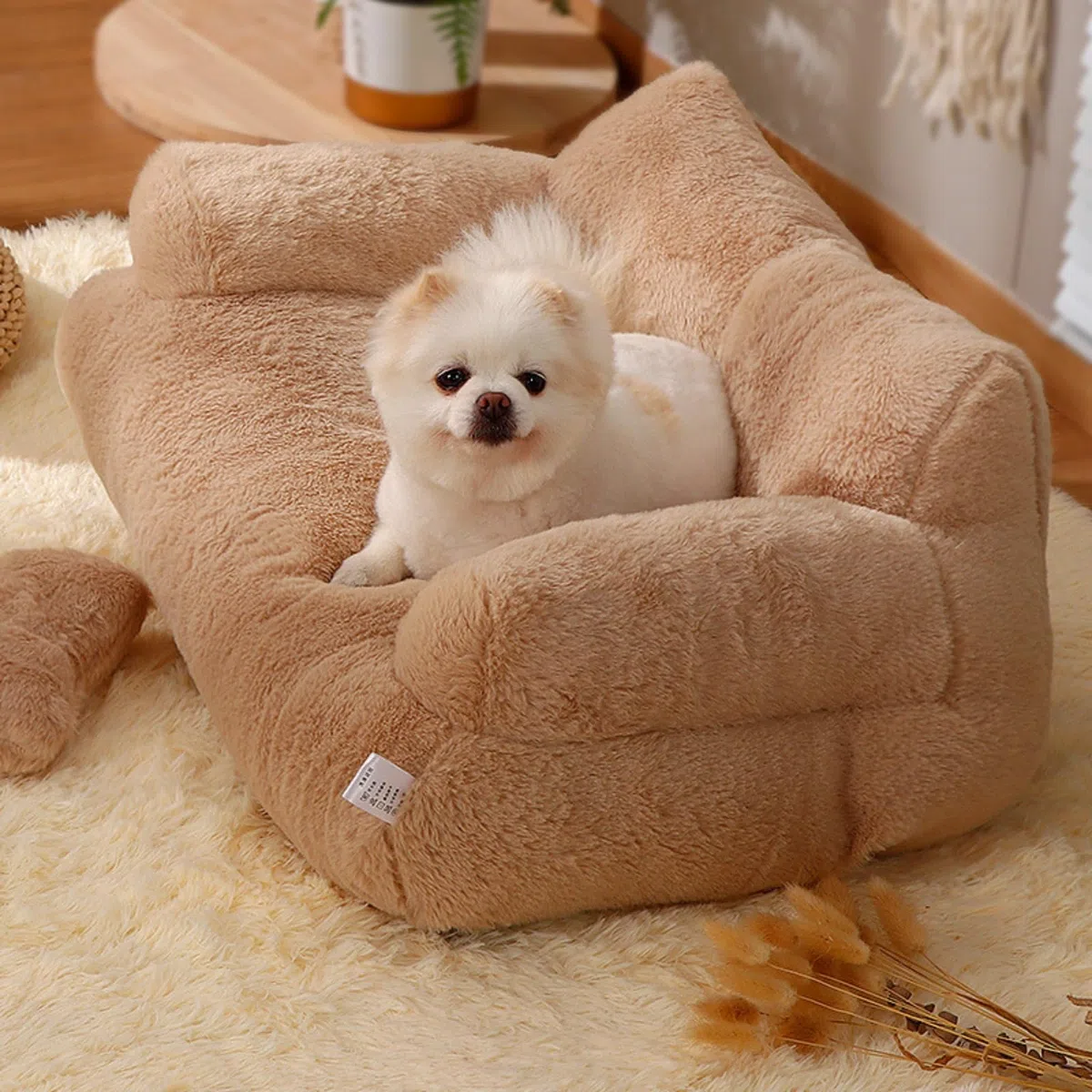 Sofá y Sillón para Perro, Sofá para Perro, Sofá para Gato, Sofá Cama Suave y Calmante Sofá Sofá para Mascotas con Extraíble y Lavable
