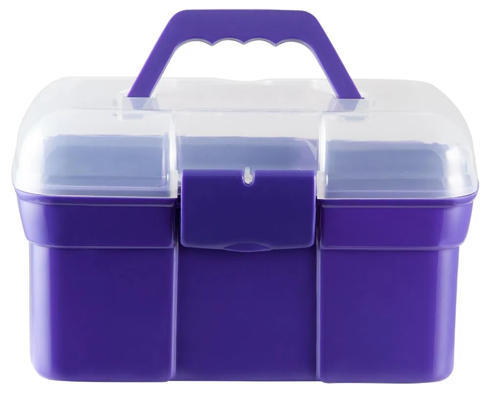 PFIFF 101752 - Caja de limpieza llena de magia de estrellas, color lila