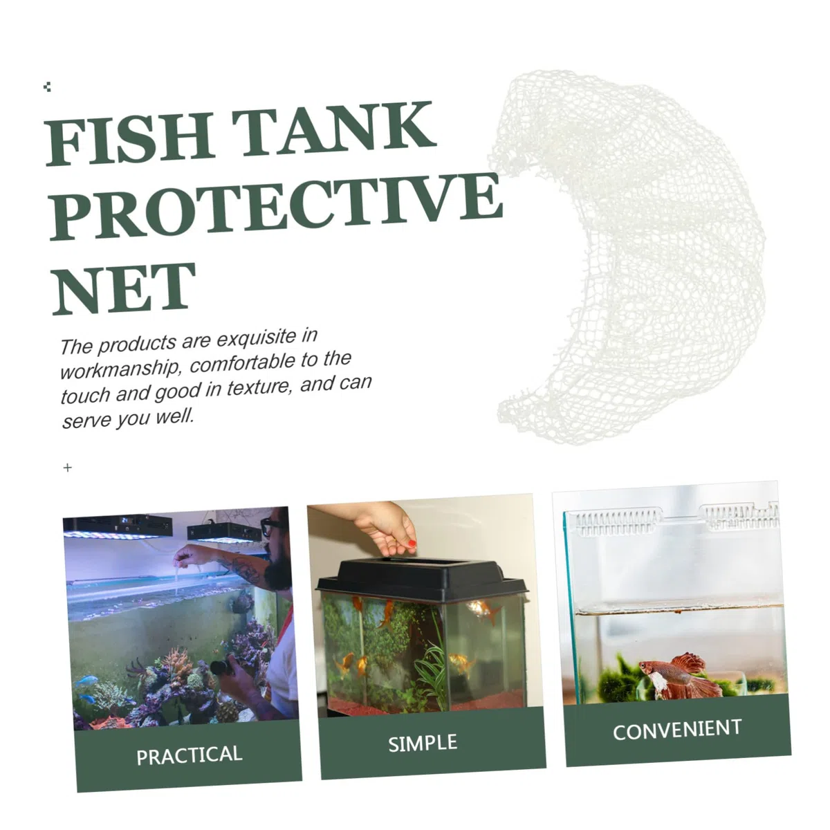 Cubierta De Malla Antisalto para Acuario De Protección para Peceras y Tortugas para Evitar Escapes De Peces y Aves Accesorio Práctico y Duradero