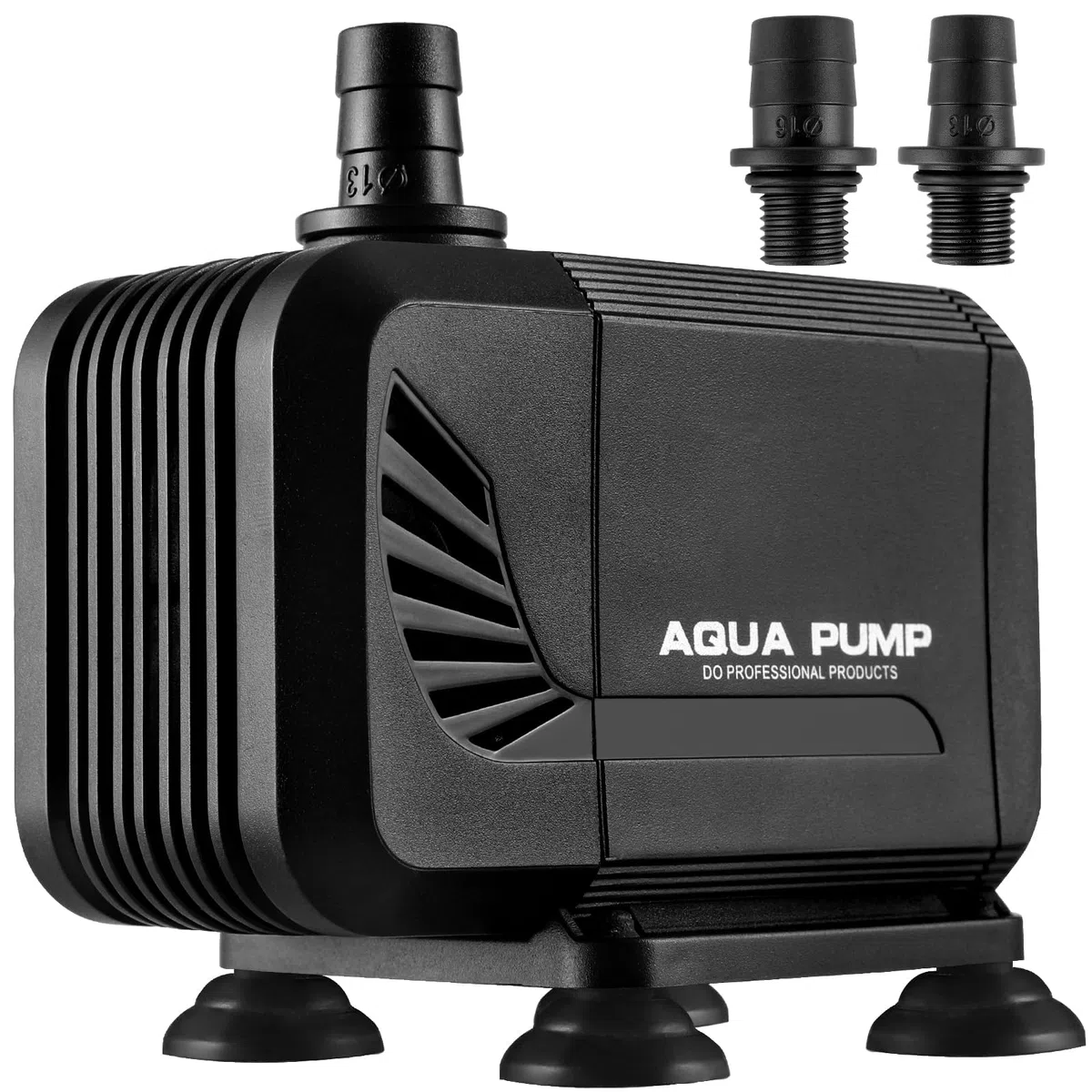 Bomba de agua para acuario, bomba sumergible de 1500 l/h, para estanque, pozo, ultra silenciosa con filtro y 2 boquillas de 13 mm/16 mm, altura máxima de extracción de 1,6 m(15 W)