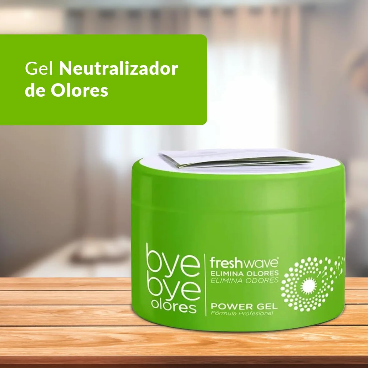 FRESHWAVE - Pack de 3 Gel Neutralizador de Olores Freshware 400g – Atrae, Atrapa y Elimina el Olor a Tabaco, Comida, Mascota o Humedad – Acción Continua – Aroma Neutro - Capacidad 15m2