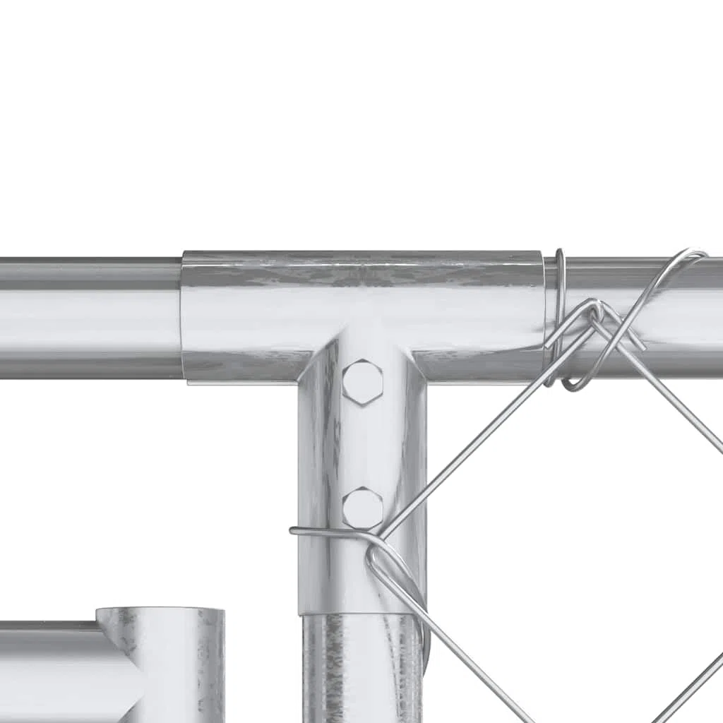 vidaXL Perrera de Exterior con Techo 3,8x3,8x2,4 m