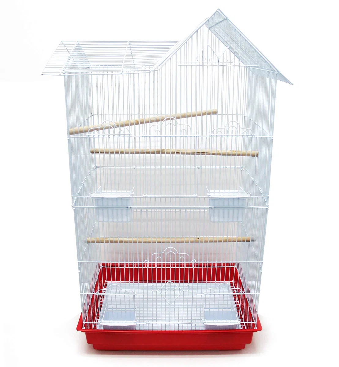 BPS Jaula Grande para Pájaro Pajarera Periquito Canarios con Saltado Perchas para Descanso Comedero Color al Azar (Modelo 3: 47.5 x 36 x 85 cm) BPS-1210