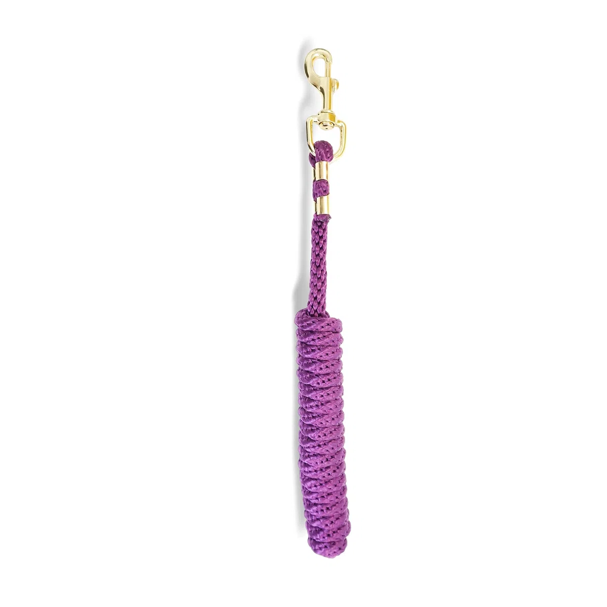 Pferdelinis Cuerda de guía para caballo, en diferentes diseños elegantes, correa de guía, cuerda de amarre, pony, burro, cabra (2 morados)