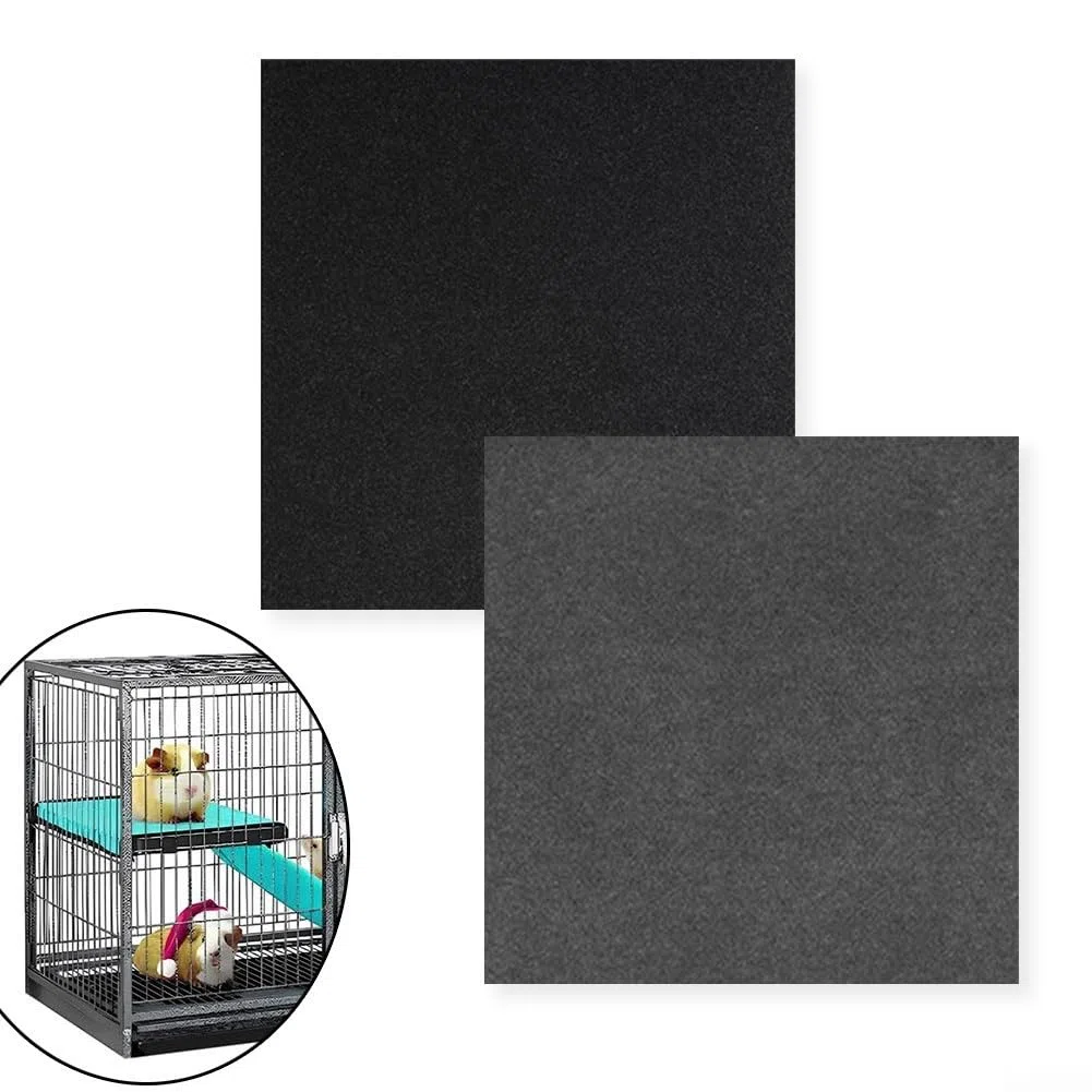 Paquete de 30 forros desechables para jaulas de pájaros de 20 x 8 pulgadas, almohadillas precortadas, alfombrilla de fieltro gruesa para loro, periquito, conure, hámster, conejo, cobaya