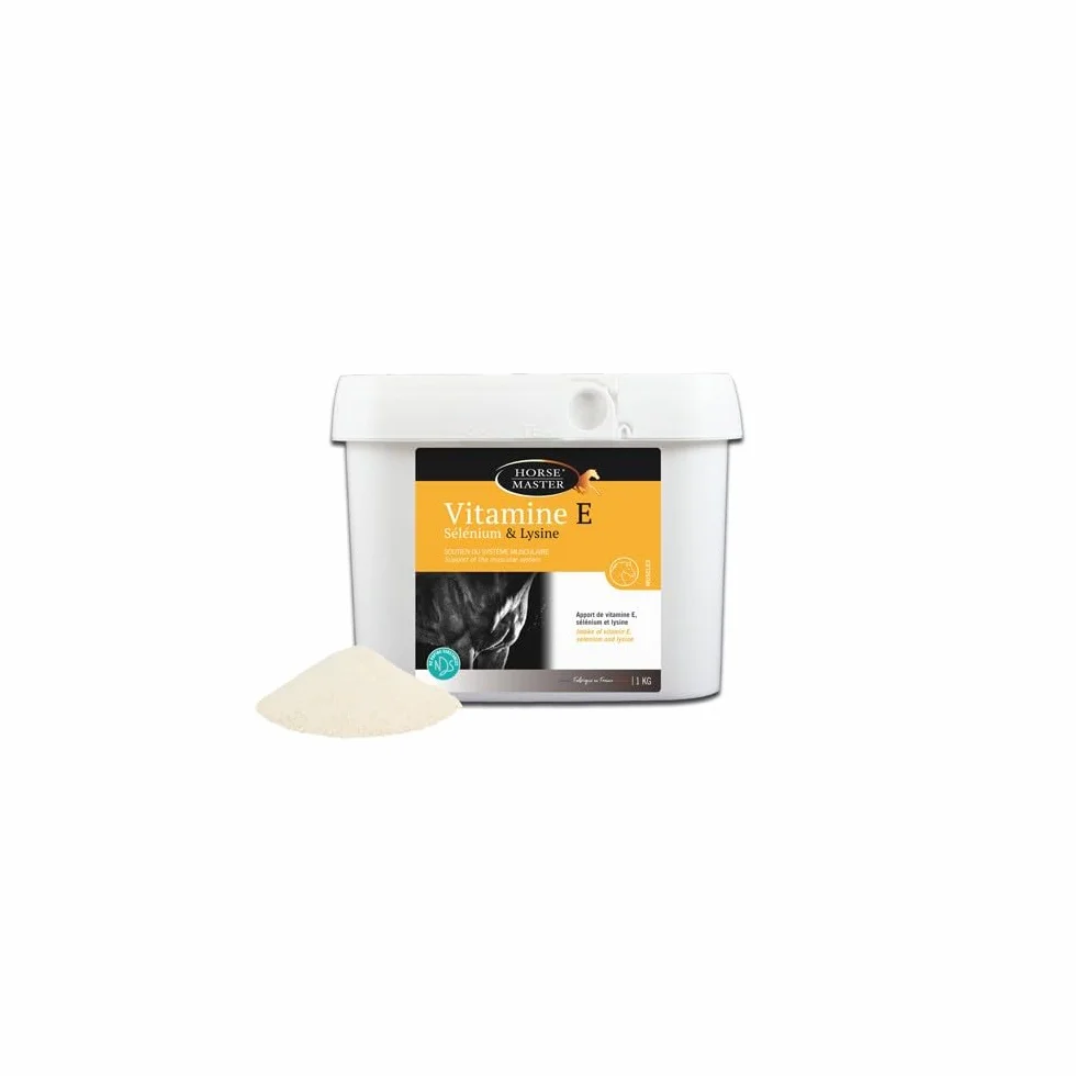 vitamine e - selenium -lysine - poudre horsemaster - 1kg