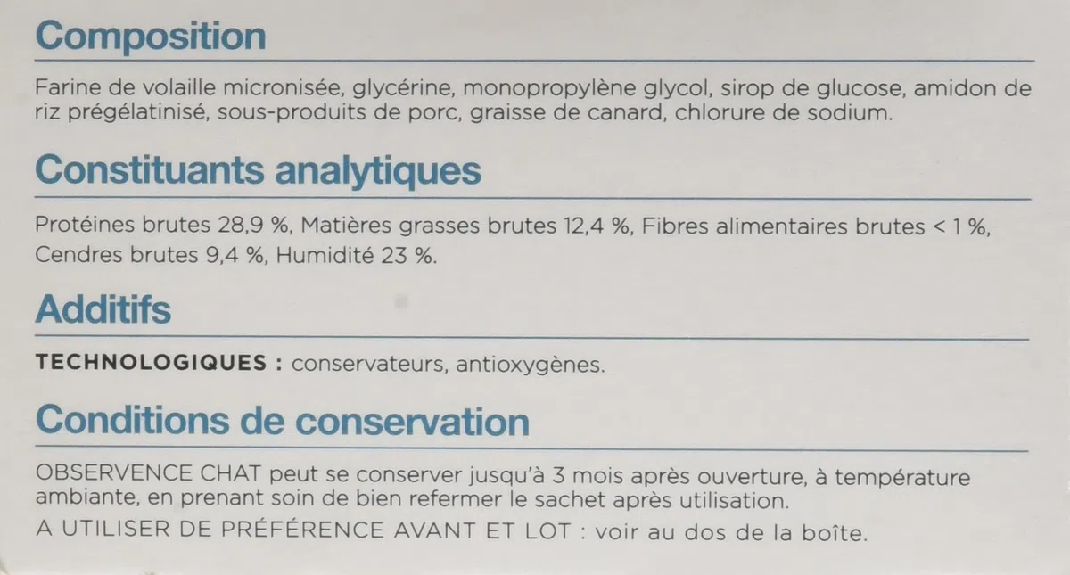 TVM – observence gato 6 bolsitas 10 G