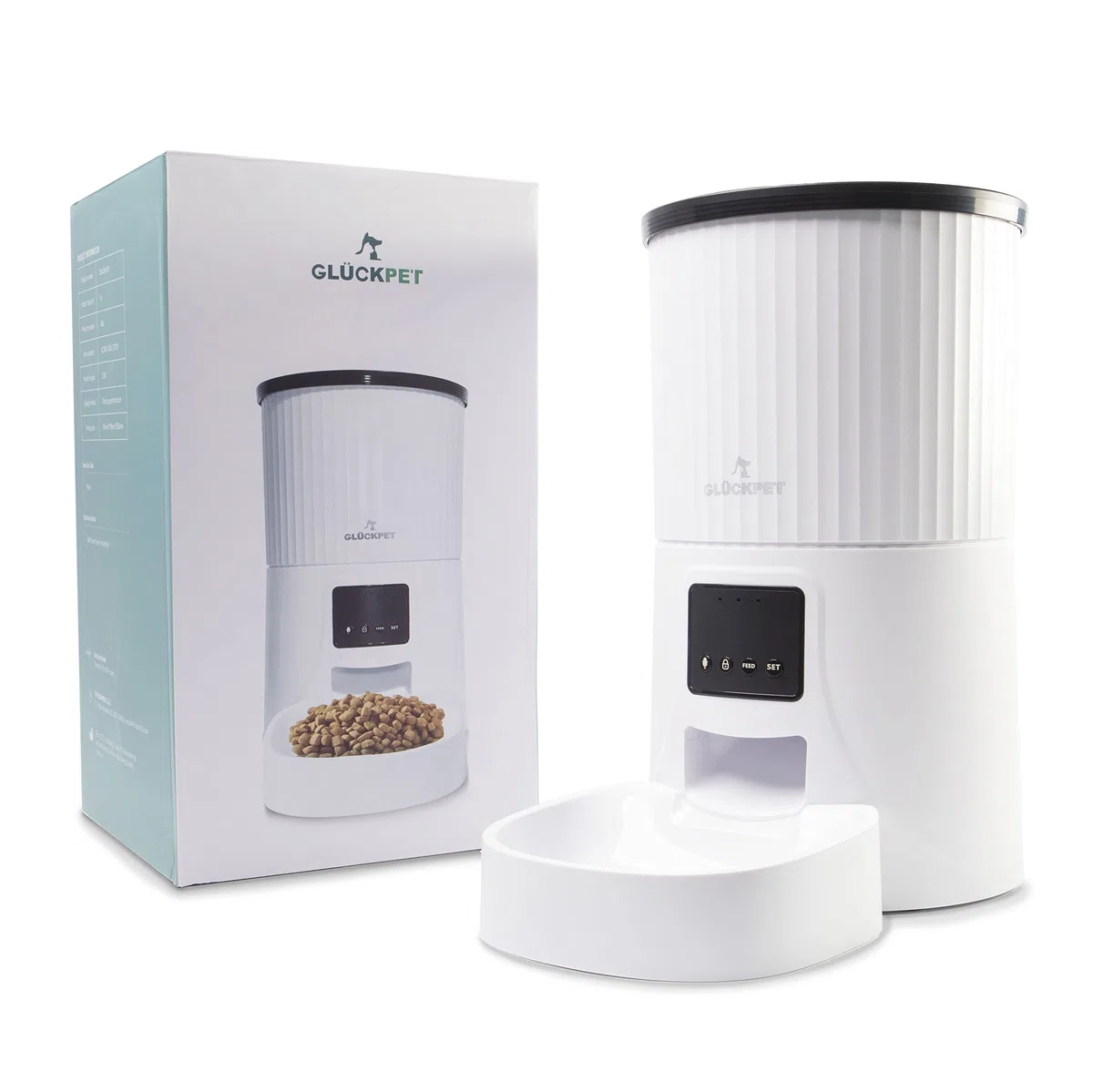 Comedero Automático para Gatos y Perros, WiFi, Programable, Control Remoto