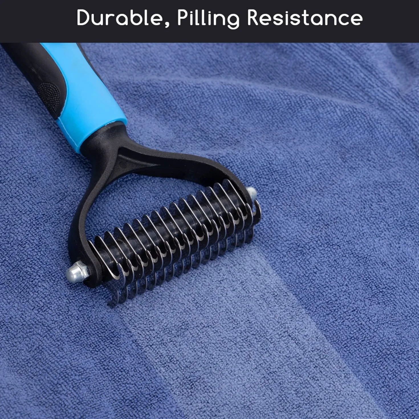 Nobleza Albornoz para Perros y Gatos, Superabsorbente y de Secado rápido, Albornoz de Microfibra, Toalla Suave (XL Azul)