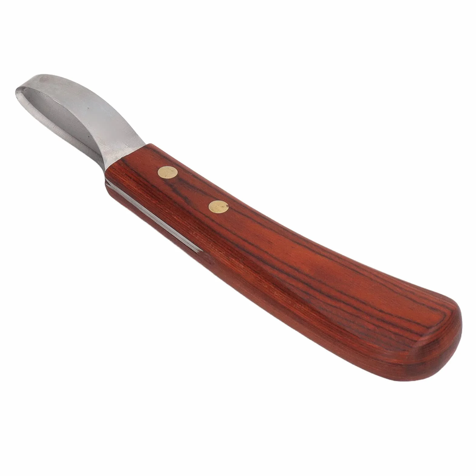 Recortadora de Cascos para Vaca Hoja Acero Inoxidable Mango Ergonómico Madera Caucho Herramienta Profesional Multifuncional