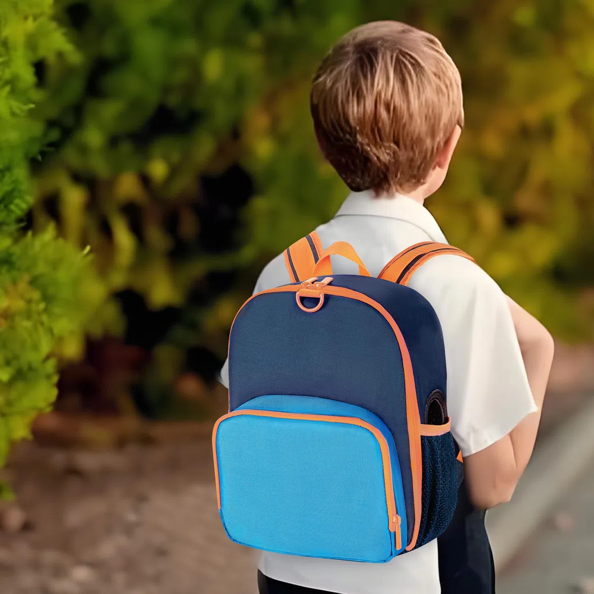 CURMIO Mochila para Tubos de Alimentación para Tubo G, Tubo J, Tubo GJ, Bolsa para Bomba de Alimentación Enteral, Azul (Solo Bolsa)