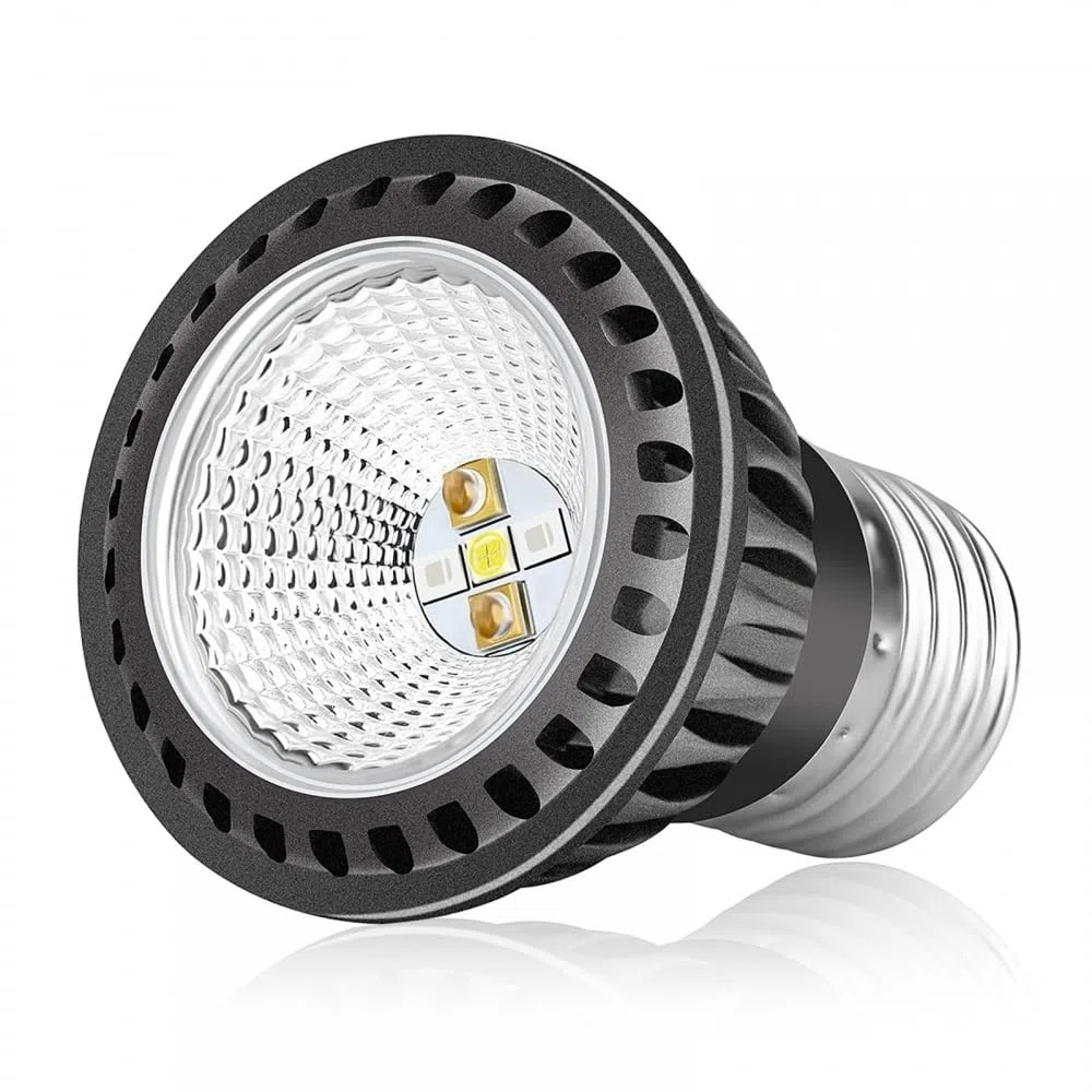 DONGKER - Bombilla UVB 10.0 para reptiles, lámpara calefactora tortuga, luz UVB del desierto LED de 5 W para reptiles que viven en el desierto