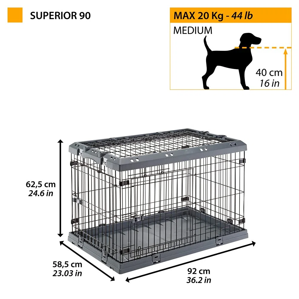 FERPLAST Jaula Perro Superior 90