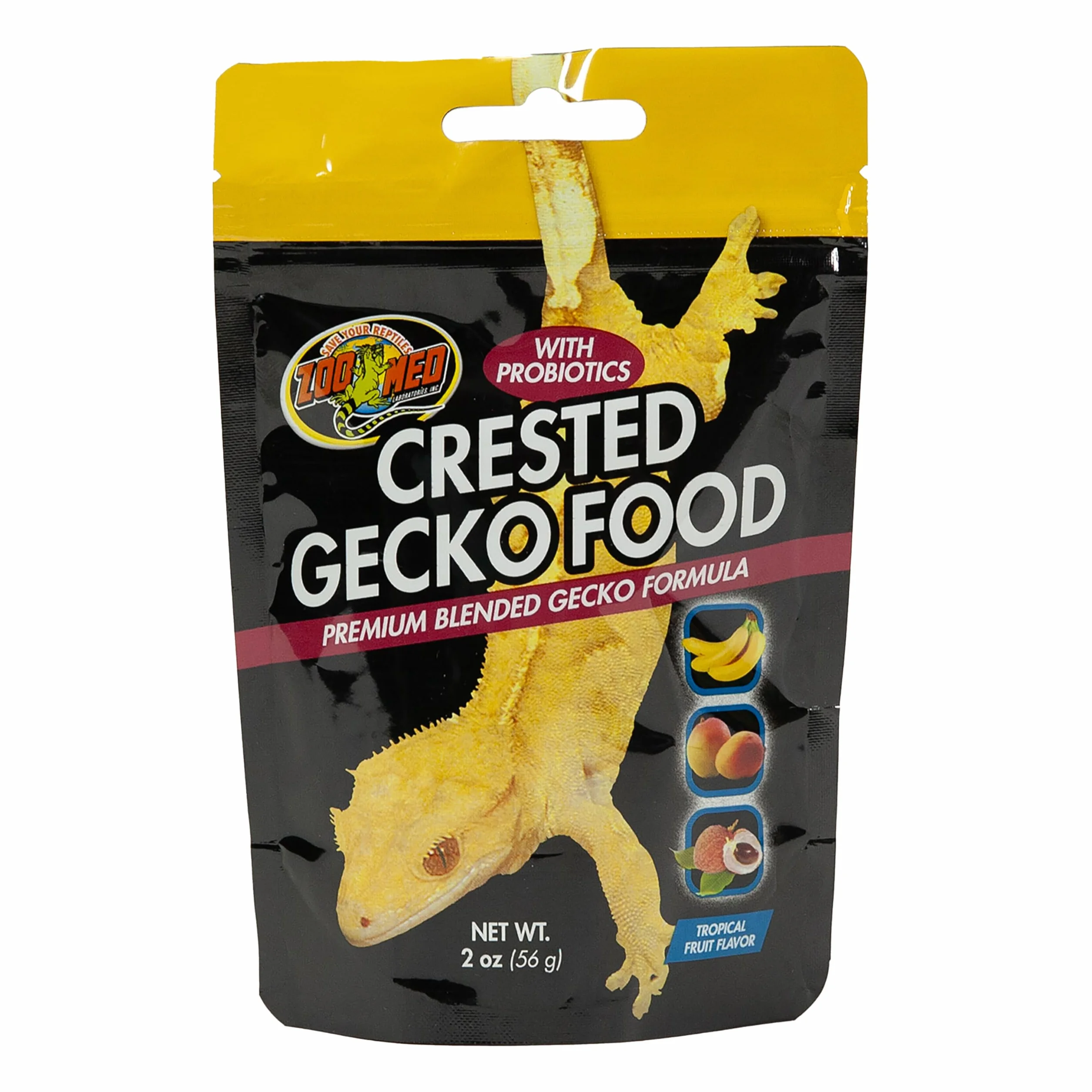 Zoo Med Crested Gecko Food Tropical Fruit Flavor 2 Ounce