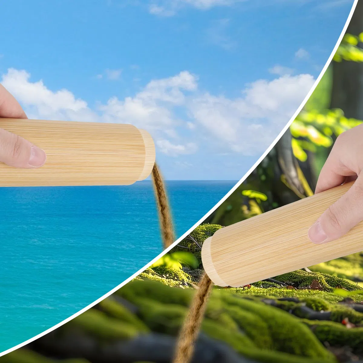 Urna de dispersión de bambú ecológico, tubo de dispersión biodegradable para cenizas, urna de cremación para adultos, urnas biodegradables ecológicas para cenizas humanas y mascotas (juego de 4)